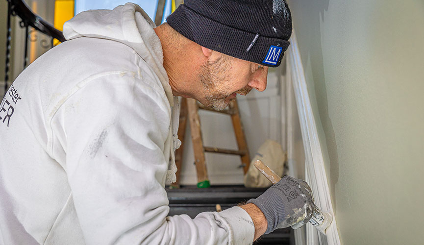 Maling af trappeopgang