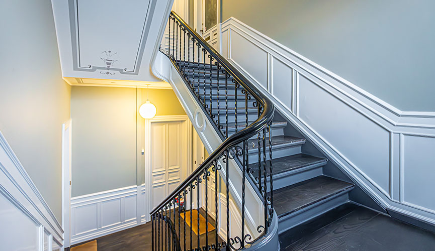 Maling af trappeopgang